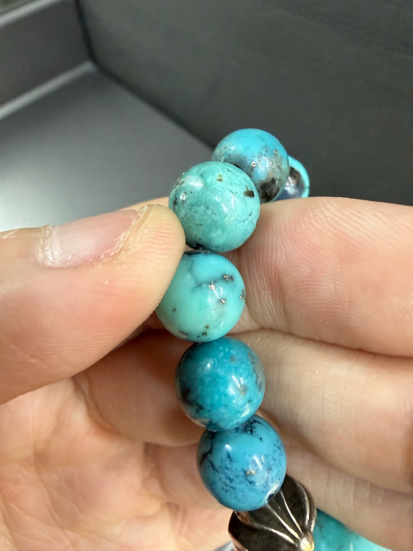 Chrome Hearts Turquoise Bead Bracelet