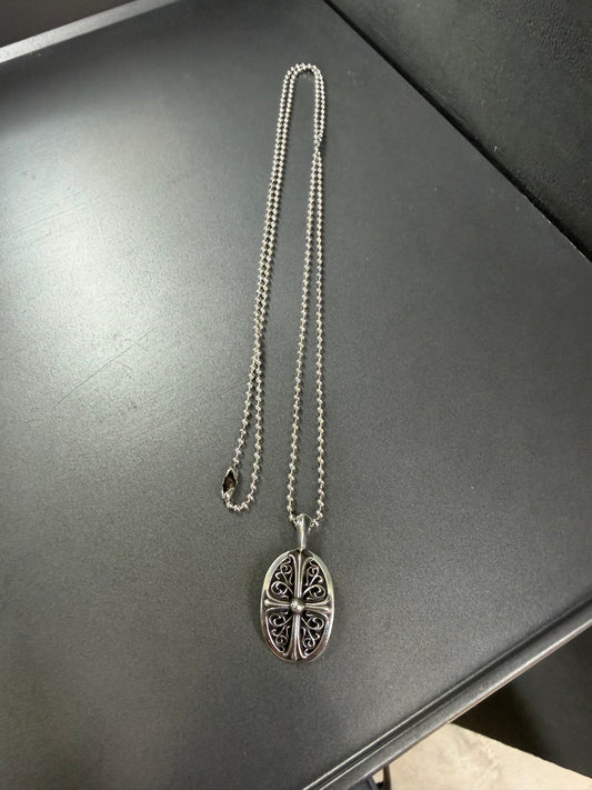 Chrome Hearts Keeper Oval Cross Pendant