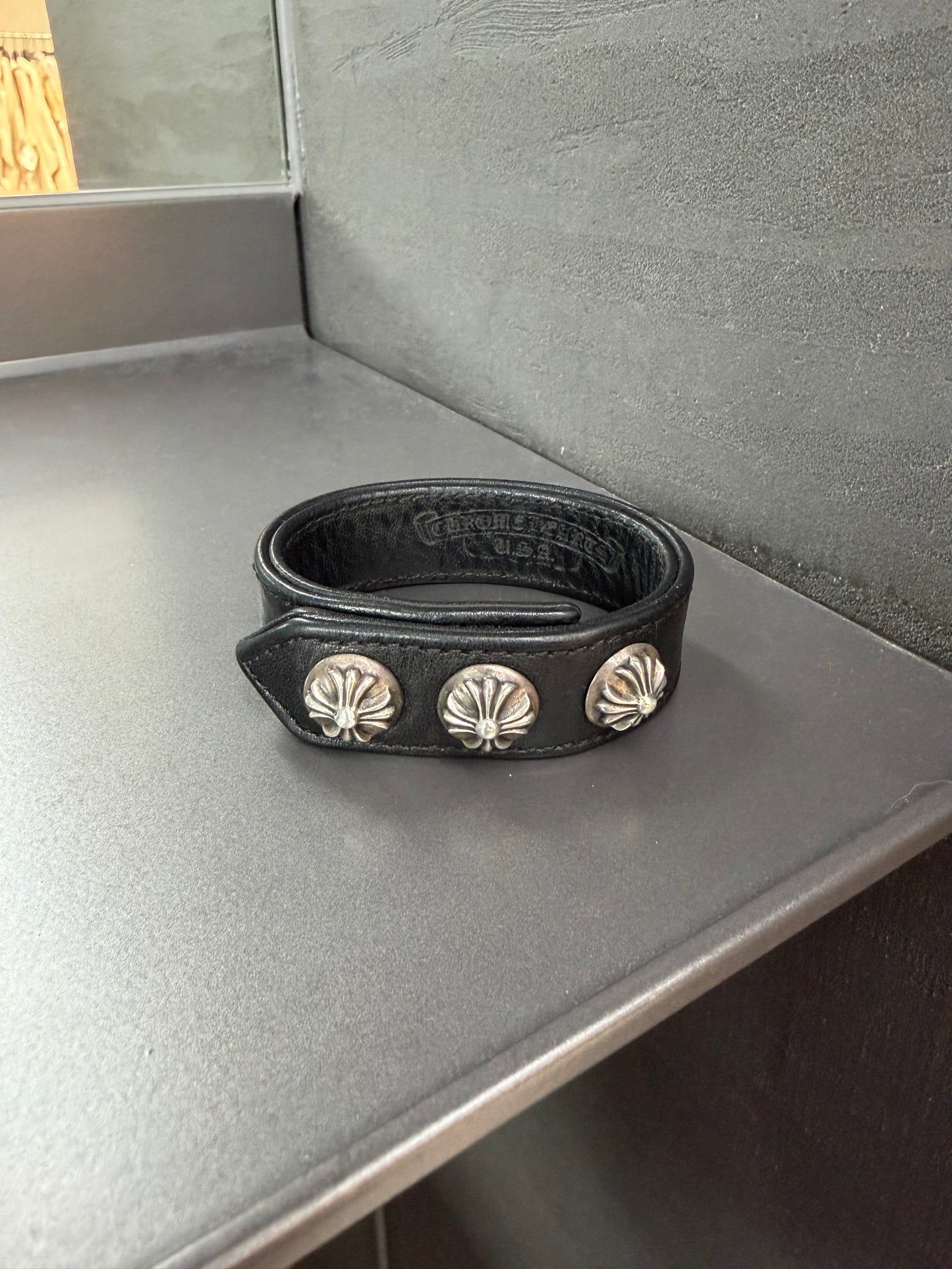Chrome Hearts Leather Bracelet