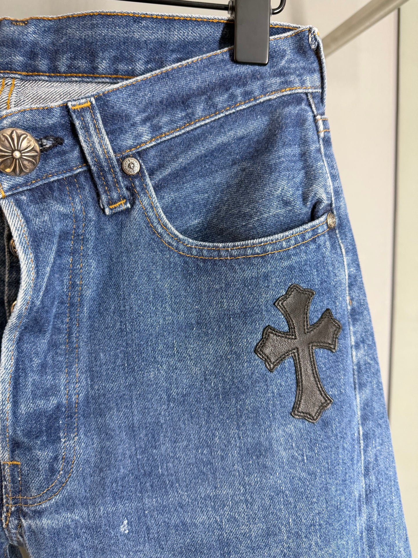Chrome Hearts Levi’s Leather Patch 501 Jeans