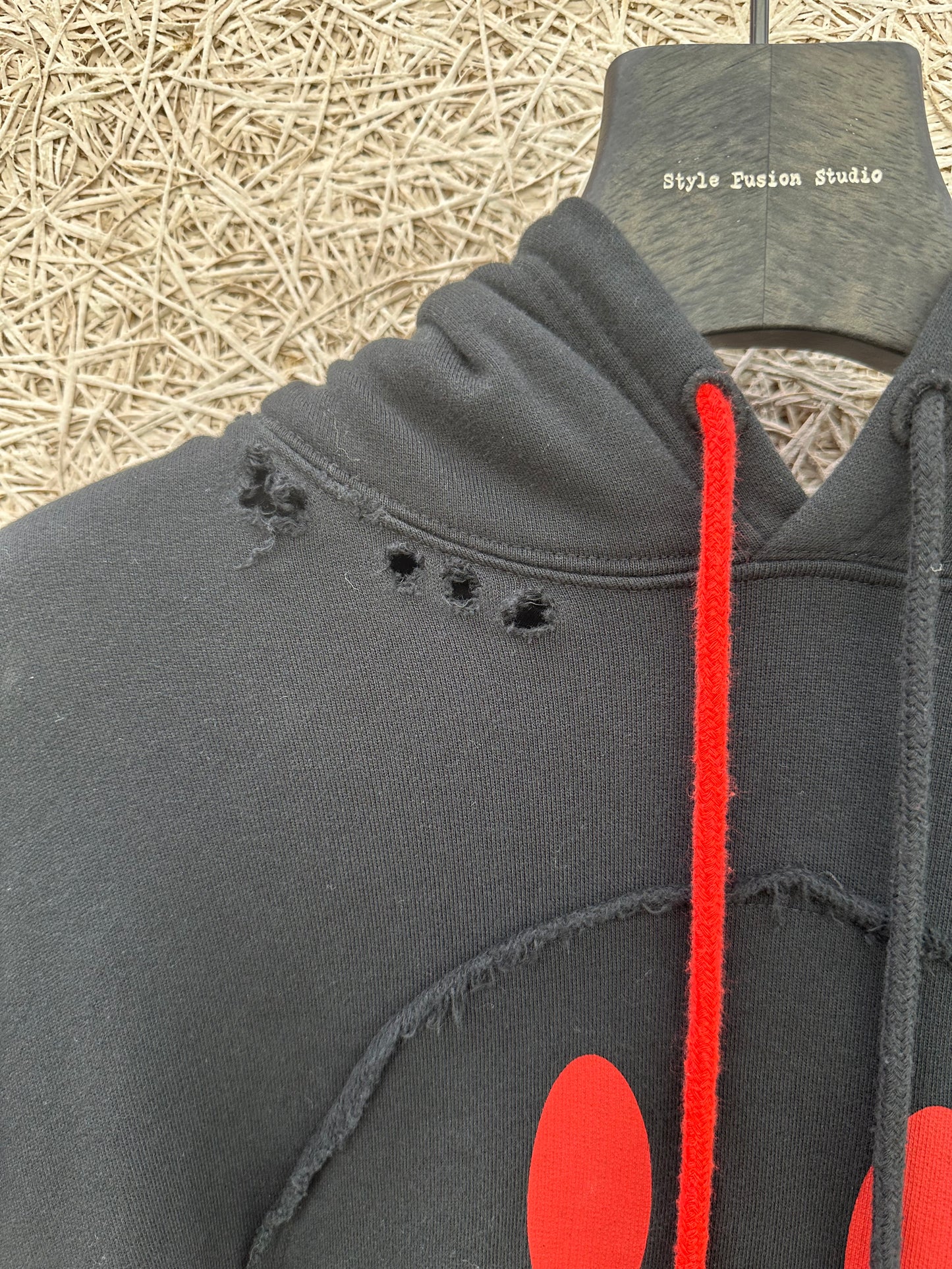 Raf Simons Smiley Face Hoodie