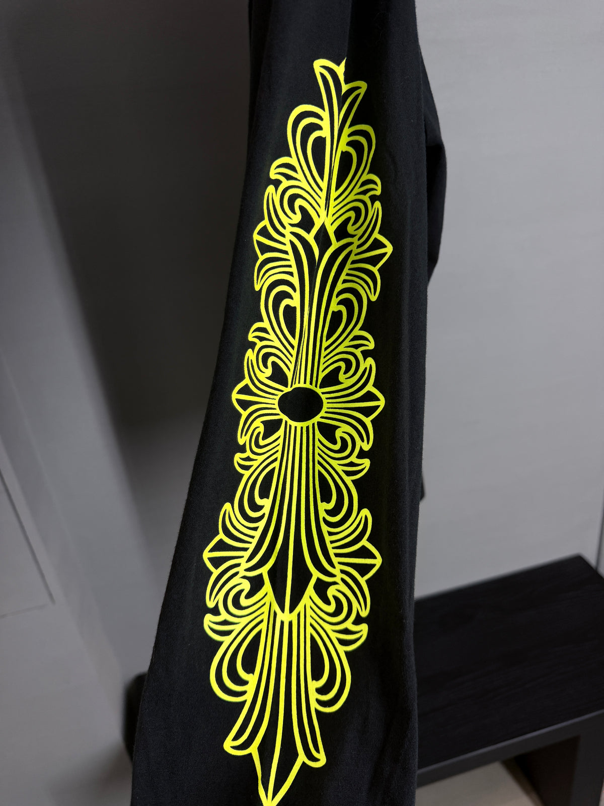 Chrome Hearts Neon Horseshoe Floral Long Sleeve