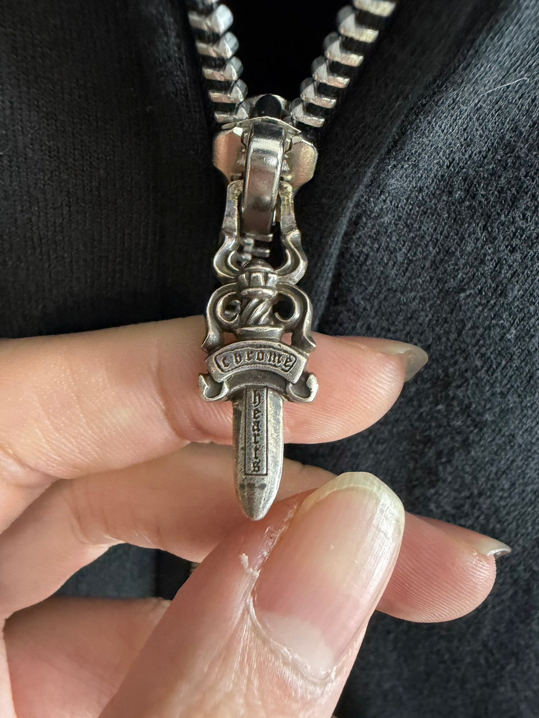 Chrome Hearts Horseshoe Floral Zip-up