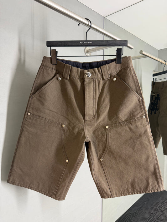 Chrome Hearts Cemetery Cross Patch Carpenter Shorts