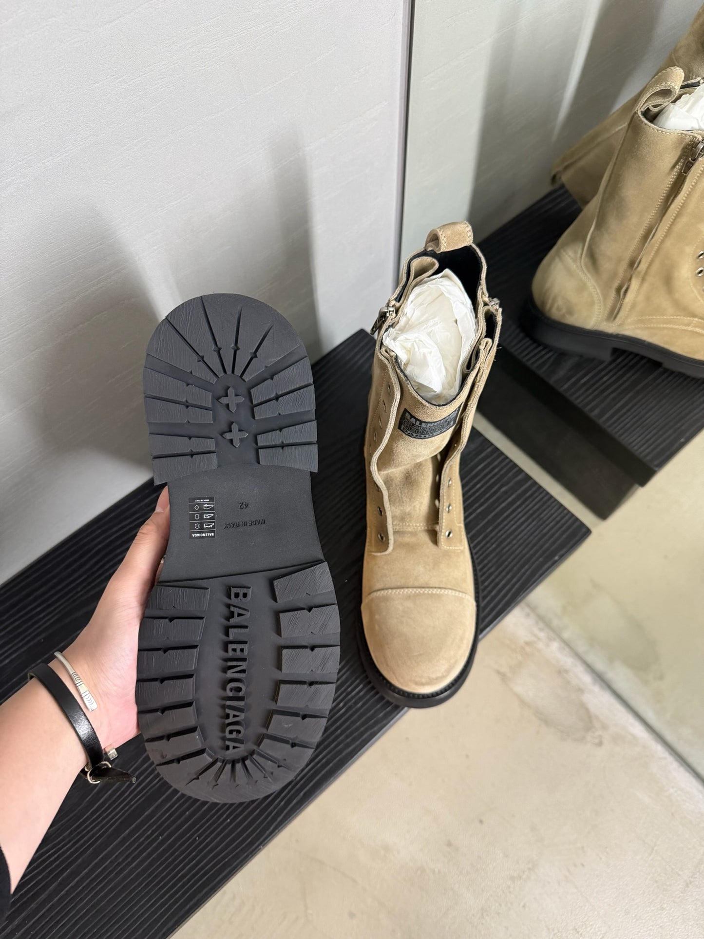 Balenciaga Truck Lace-up Boots