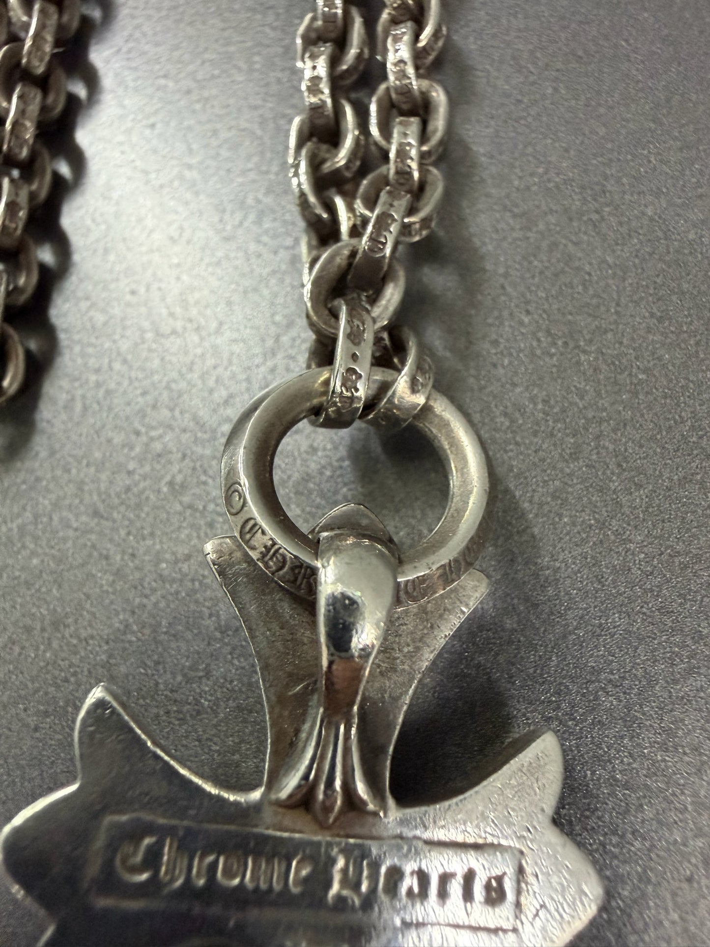 Chrome Hearts Cross Pendant with Paperchain