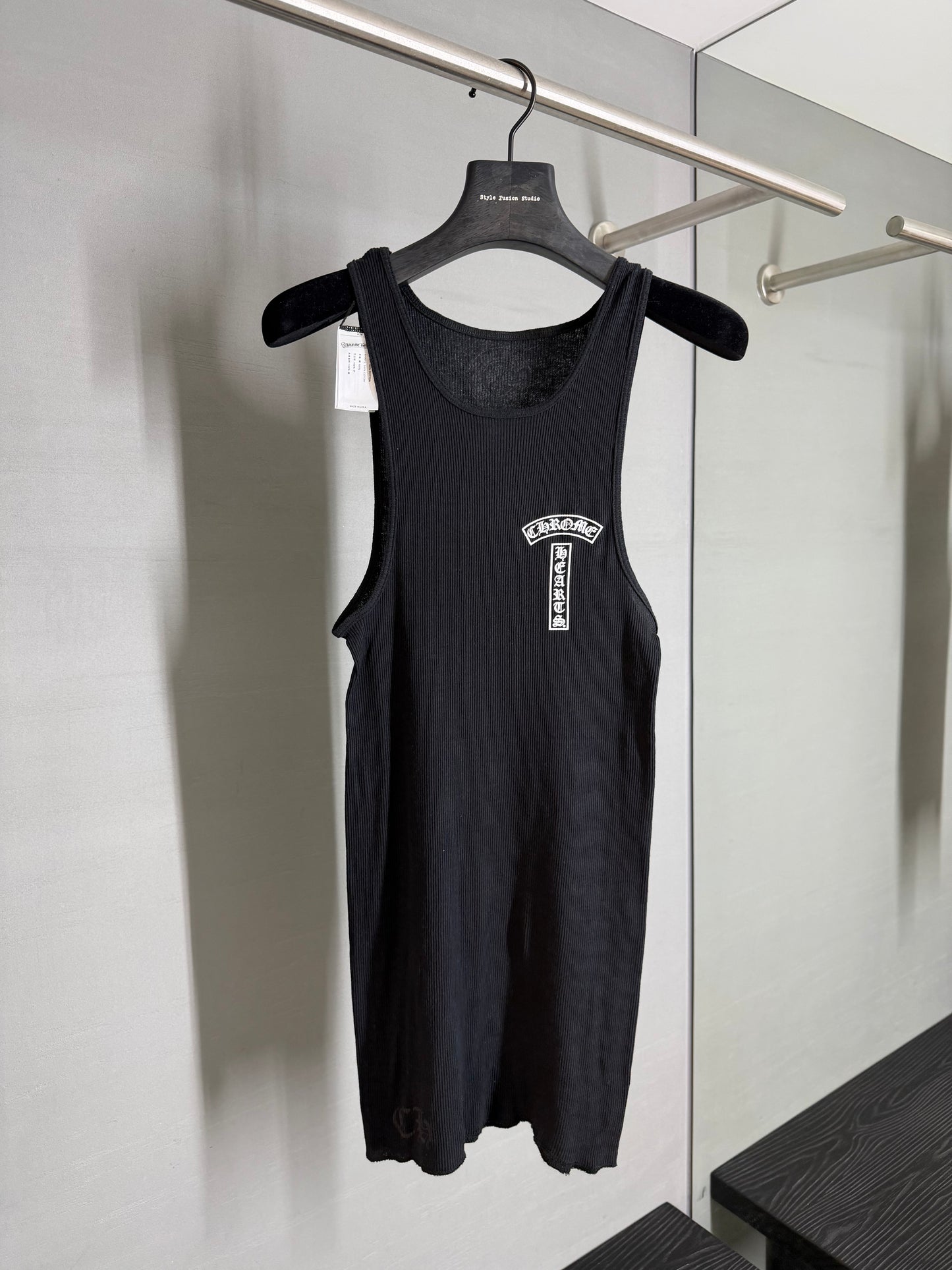 Chrome Hearts T-bar Back Logo Cross Tank Top