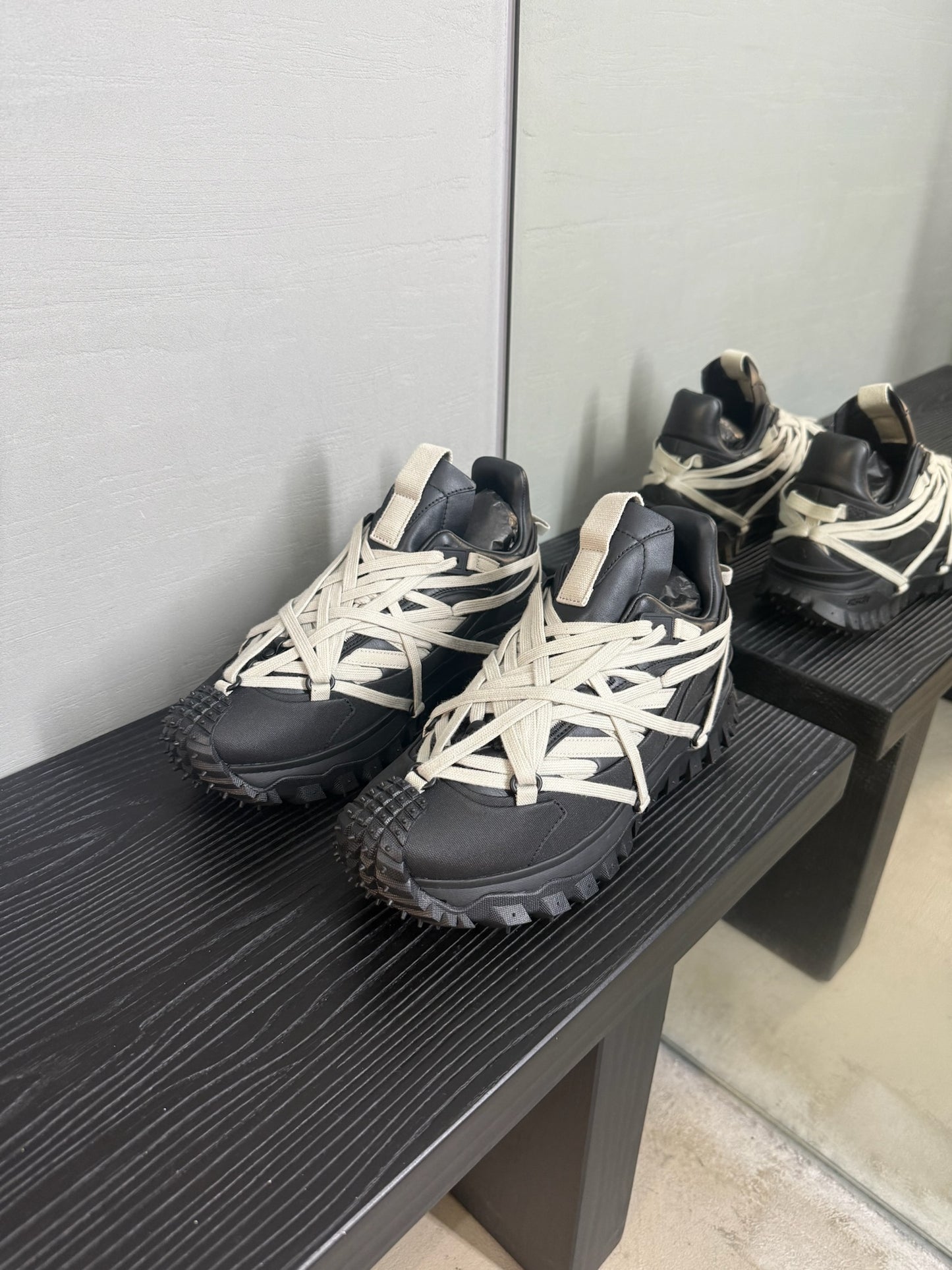 Rick Owens x Moncler Trailgrip Megalace Sneakers