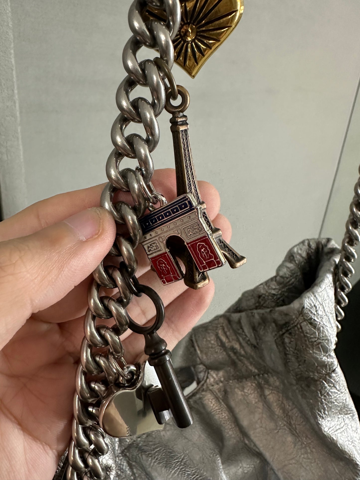 Balenciaga Crush leather crossbody bag