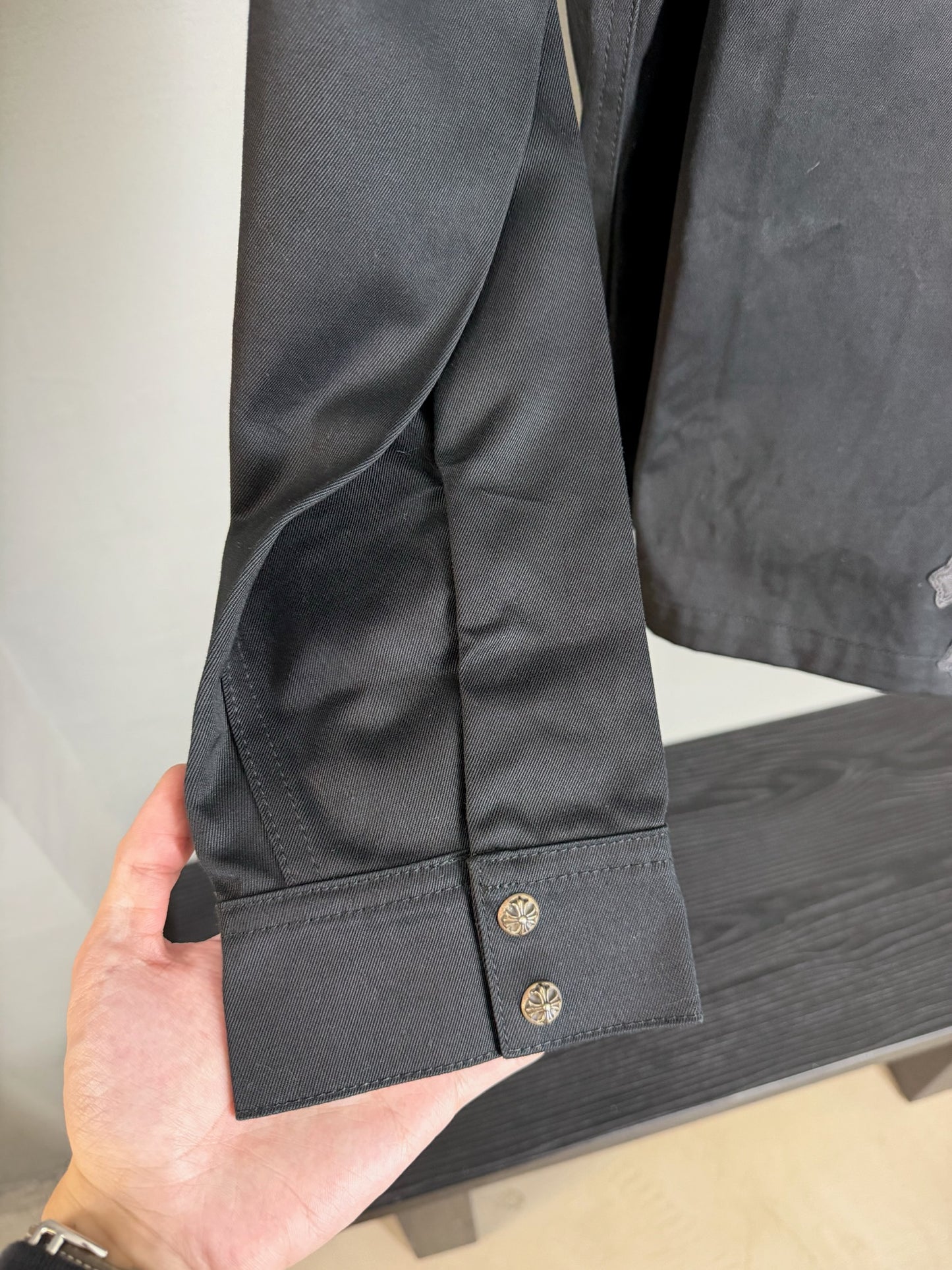 Chrome Hearts Cross Patch Work Dog Jacket
