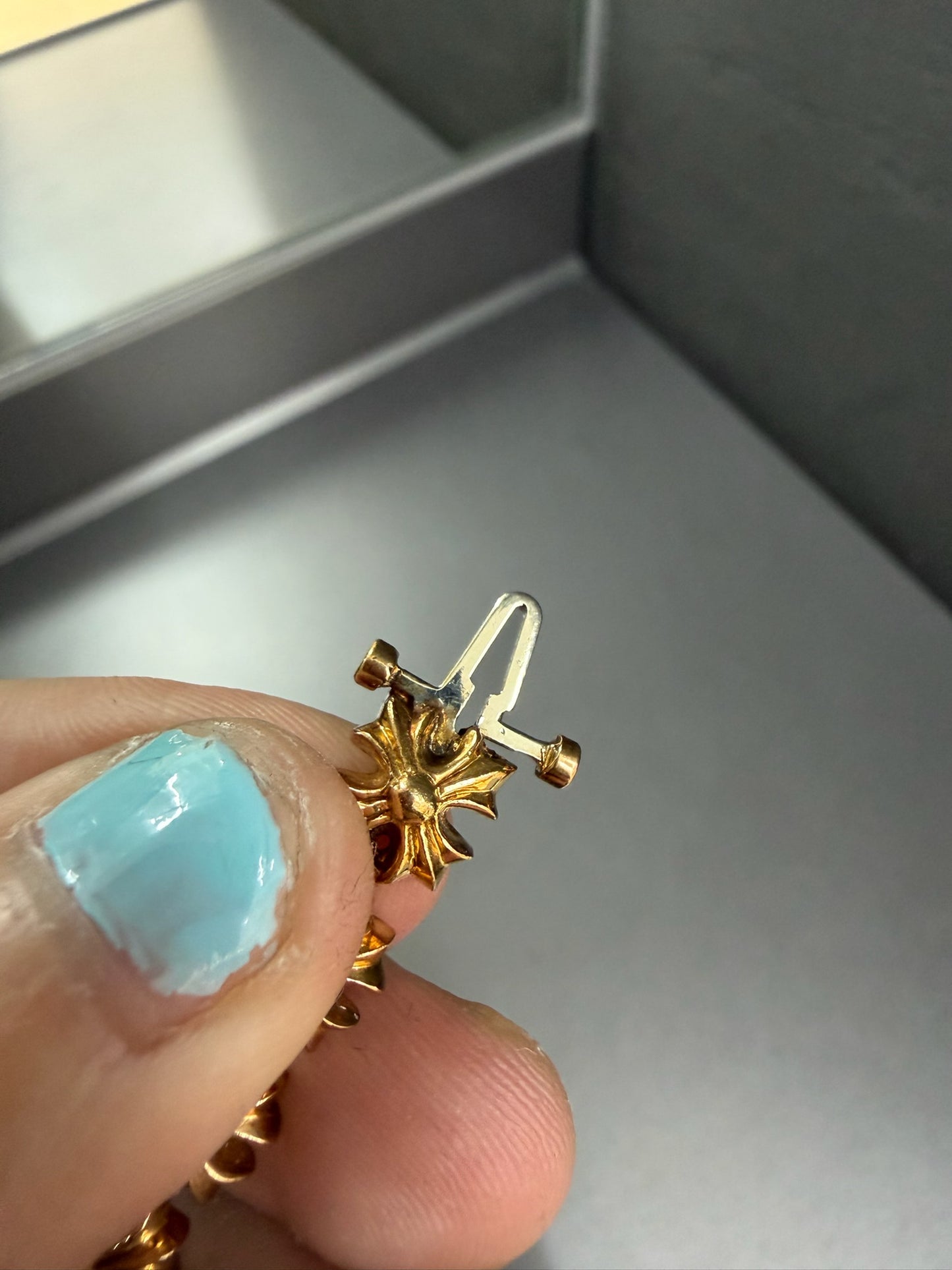 Chrome Hearts 22k Tiny E Plus Bracelet 18 Links