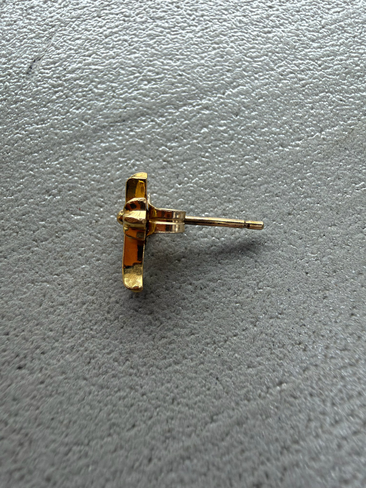 Chrome Hearts 22K Cross Earring