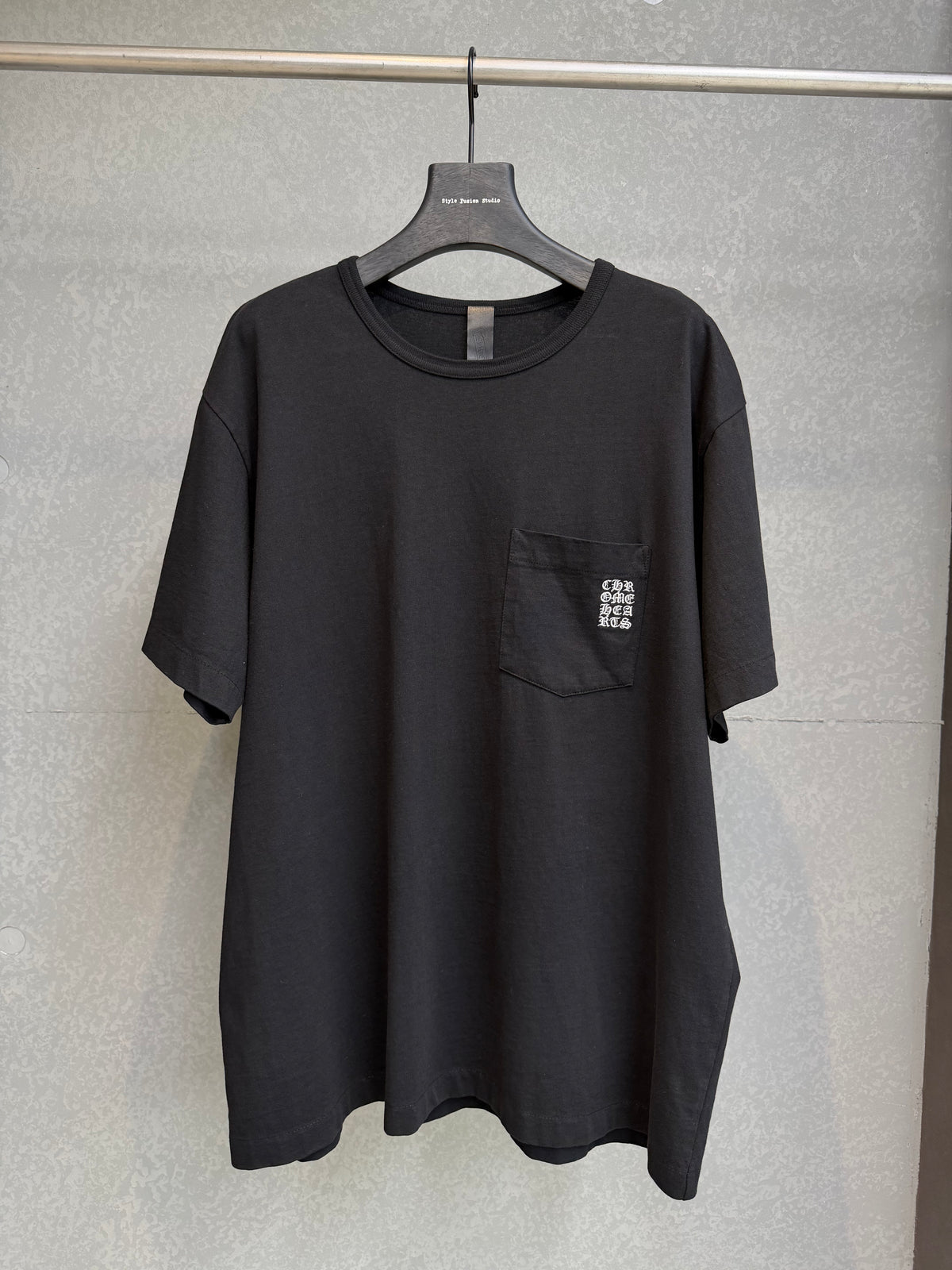Chrome Hearts Sanskrit Cross Embroidered T-shirt