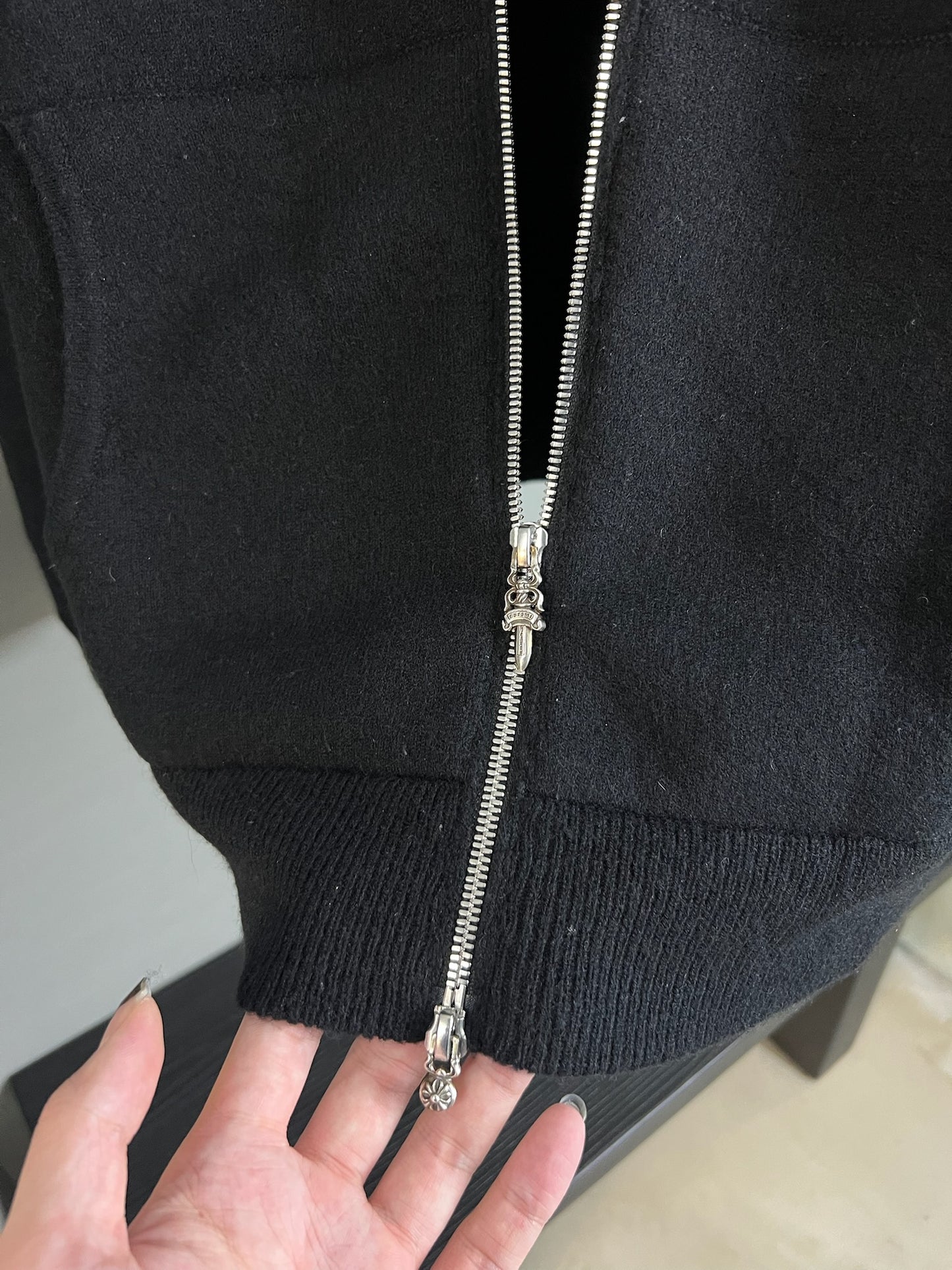Chrome Hearts Cashmere Zip-up