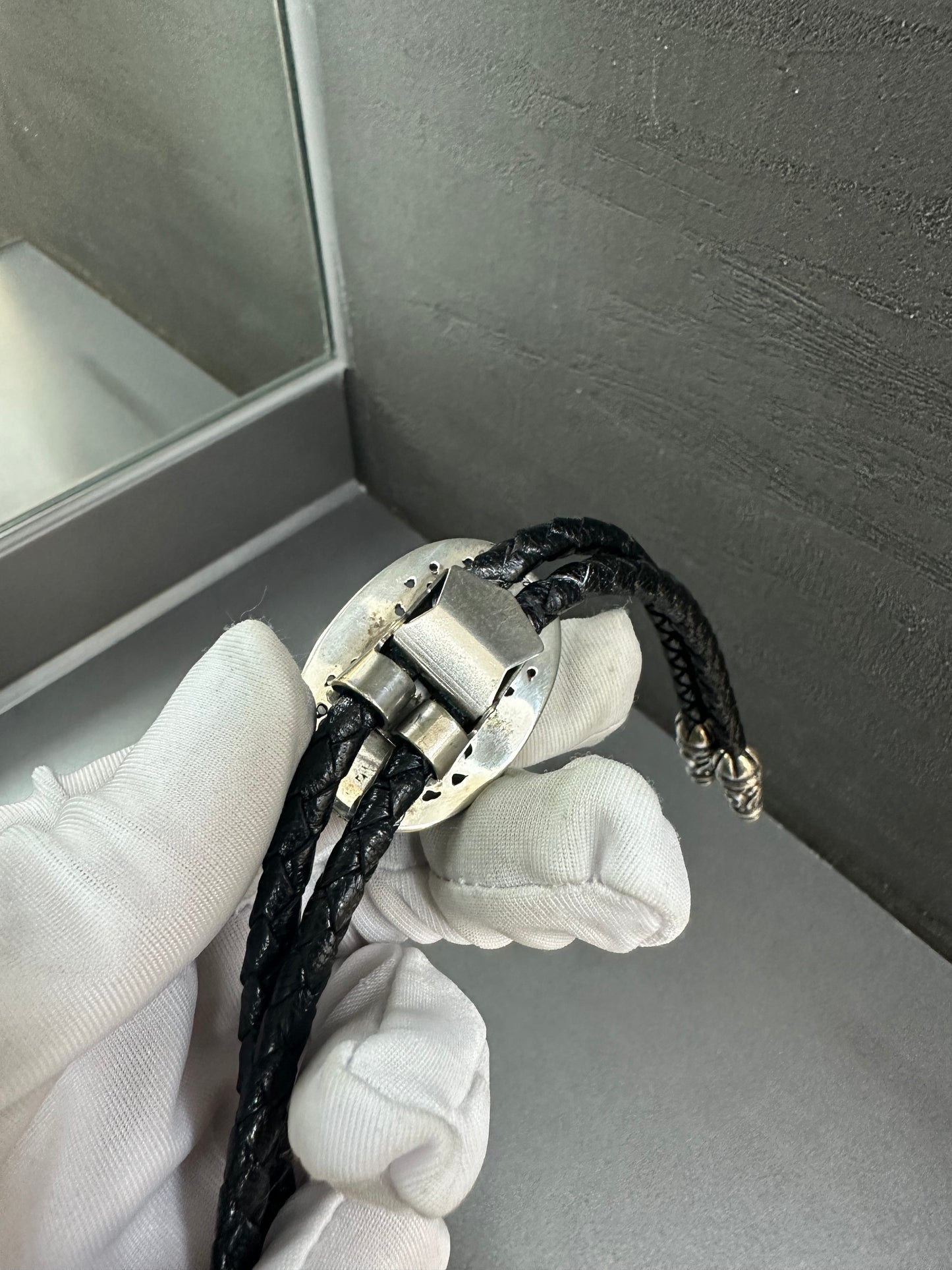 Chrome Hearts Oval Cross Bolo Tie
