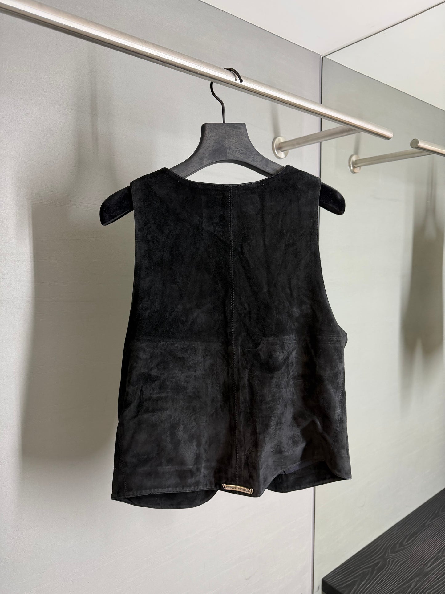 Chrome Hearts Suede Leather Vest