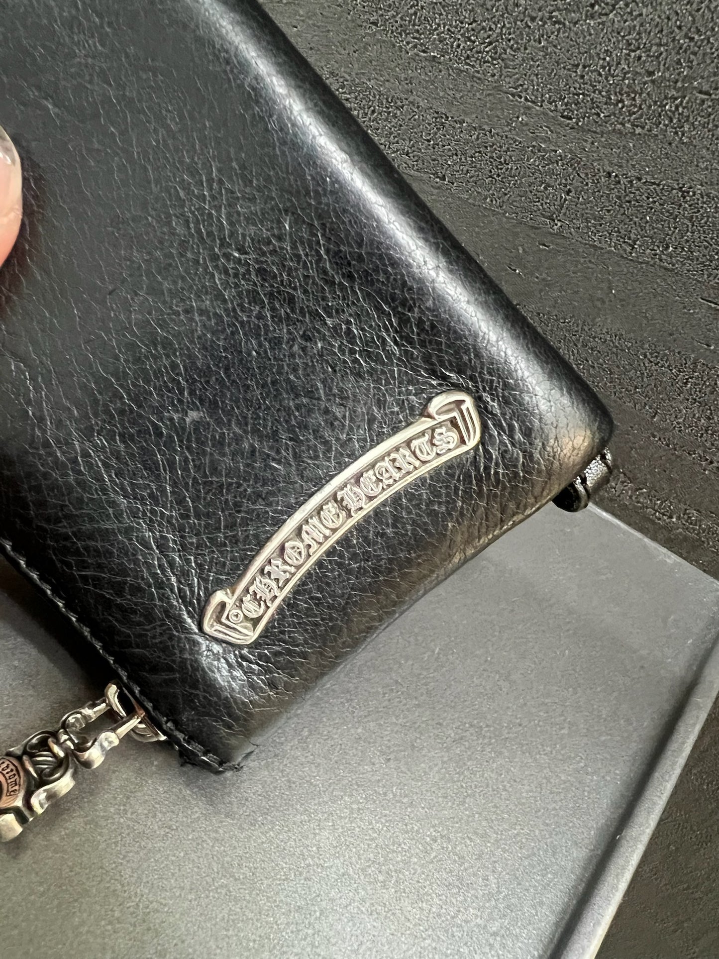 Chrome Hearts Cross Patch Zip Wallet