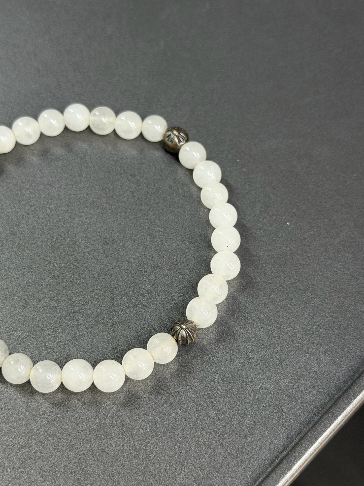 Chrome Hearts Cross Ball 6mm Beaded Bracelet