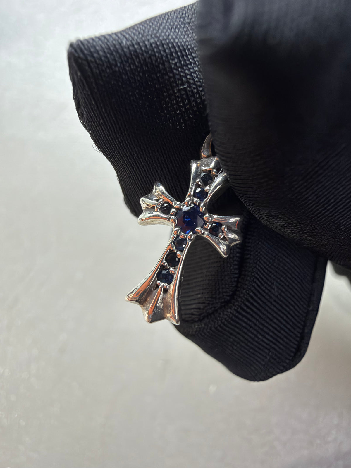 Chrome Hearts Blue Sapphire BBF Babyfat Pendant