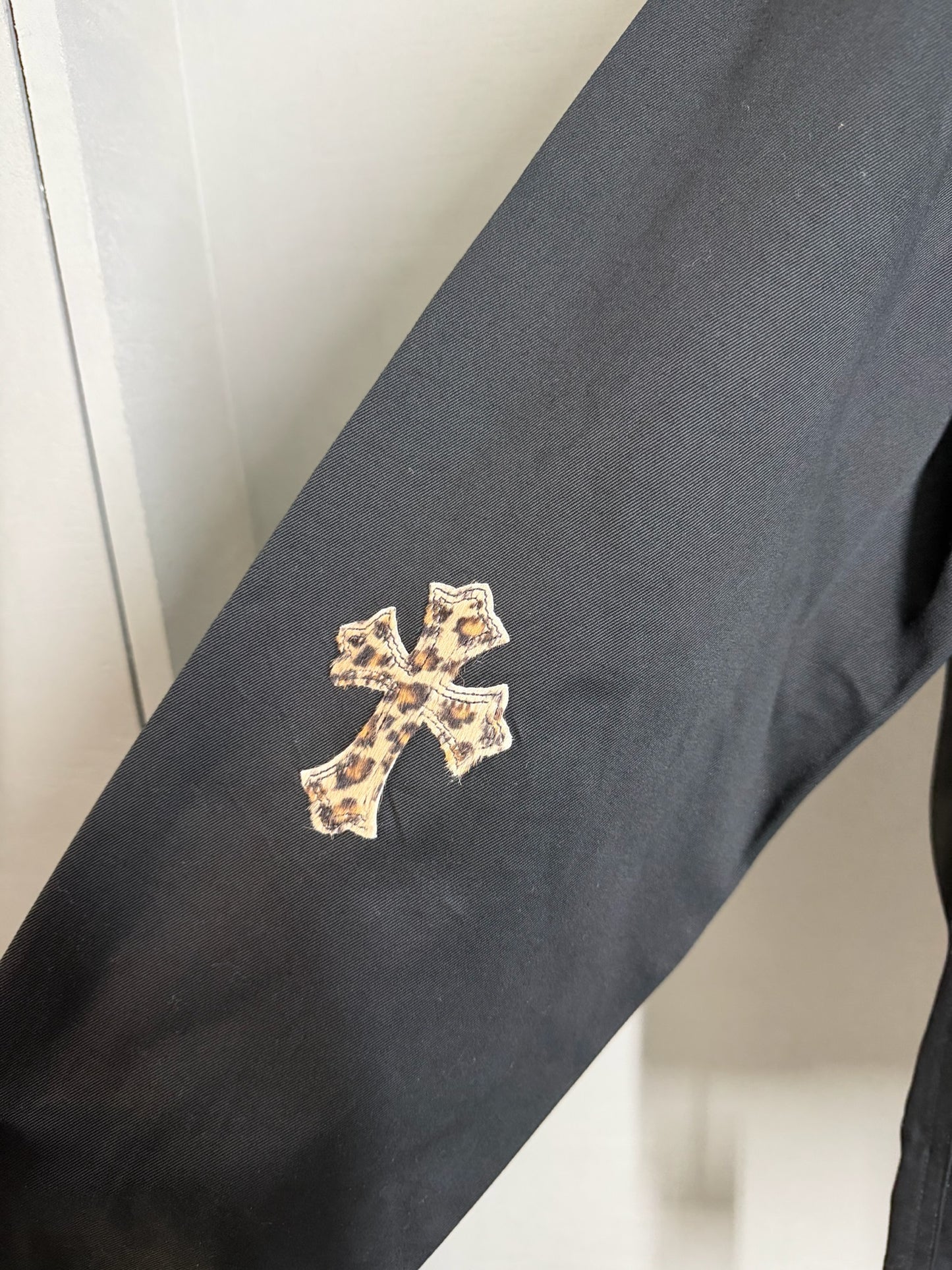 Chrome Hearts Cross Patch Work Dog Jacket