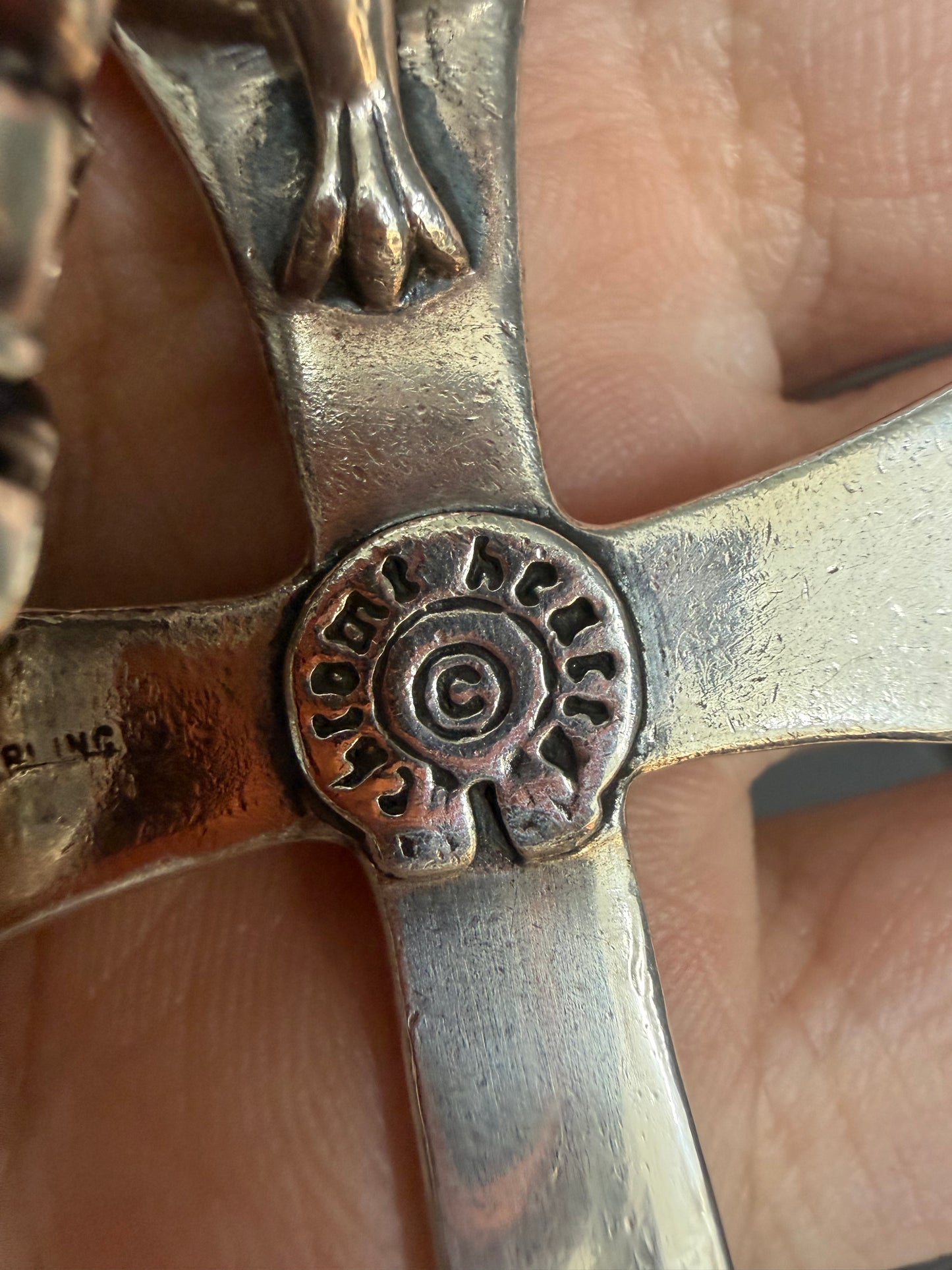 Chrome Hearts Large Cross & Dagger Keychain