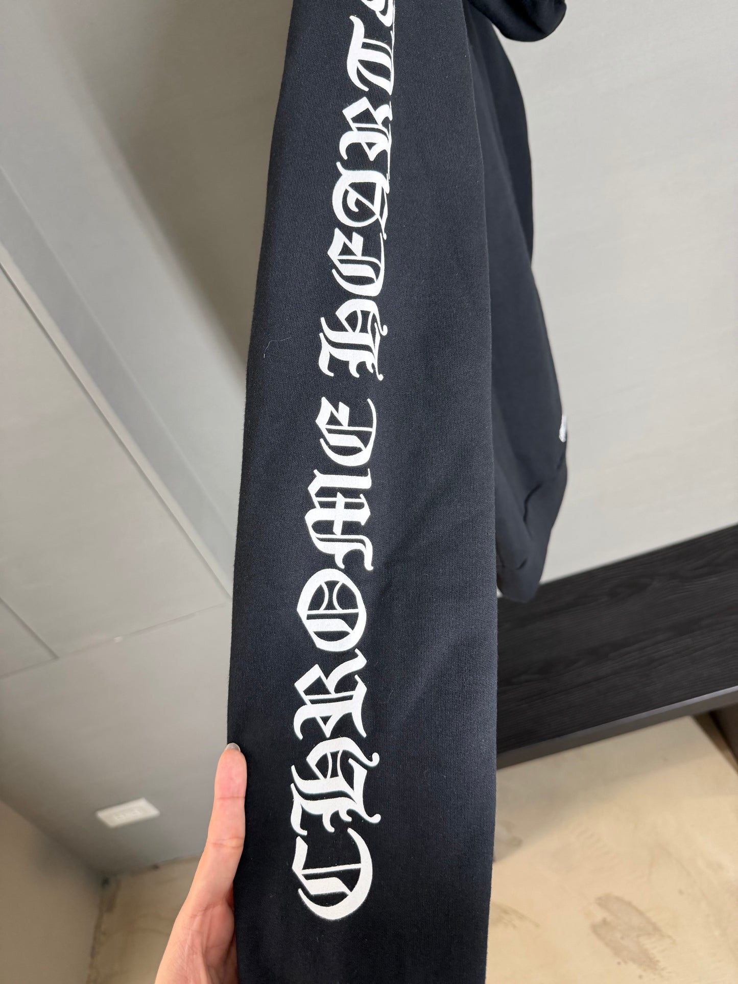 Chrome Hearts Scroll Logo Hoodie