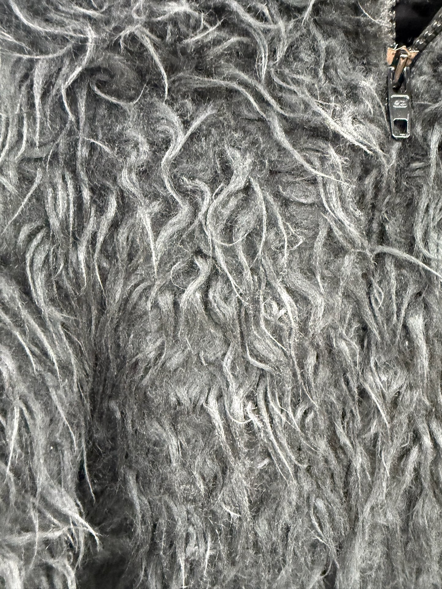 Balenciaga Faux Fur Cropped Jacket
