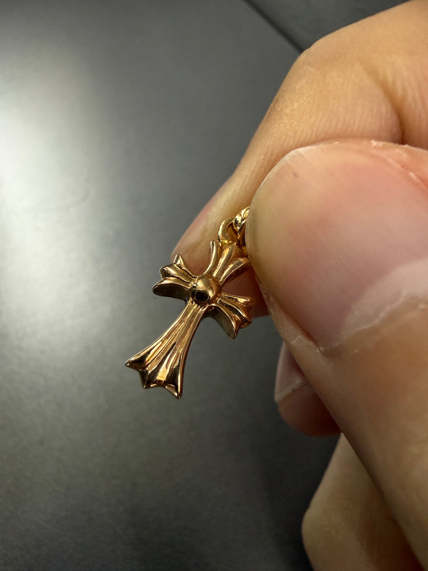 Chrome Hearts 22k BabyFat Pendant with Diamonds