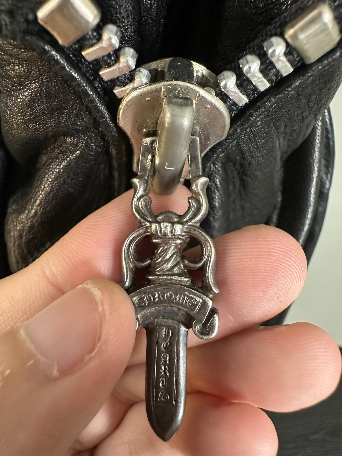 Chrome Hearts Fluer Leather Bag