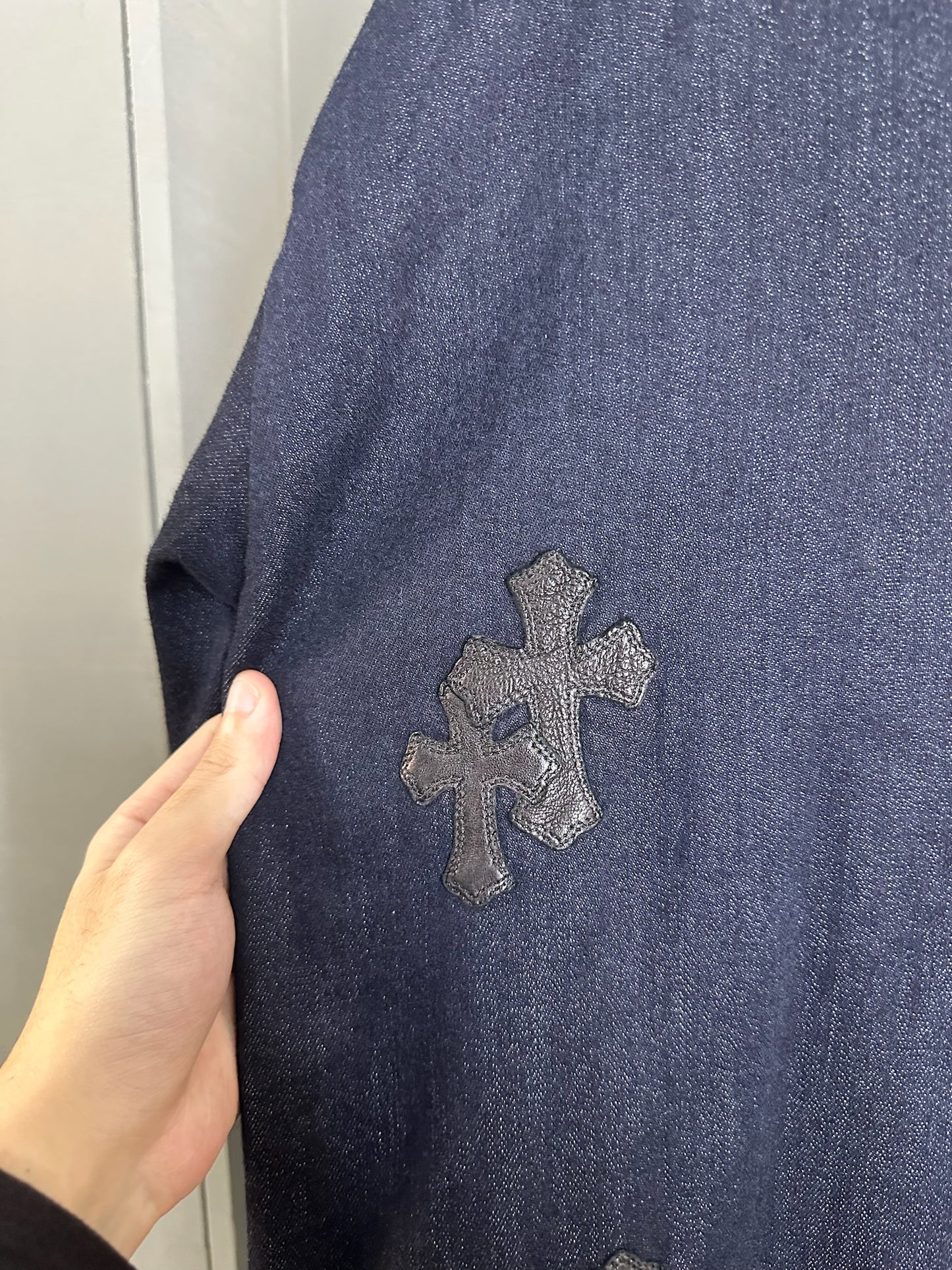 Chrome Hearts Patchworks Long Sleeve Shirt