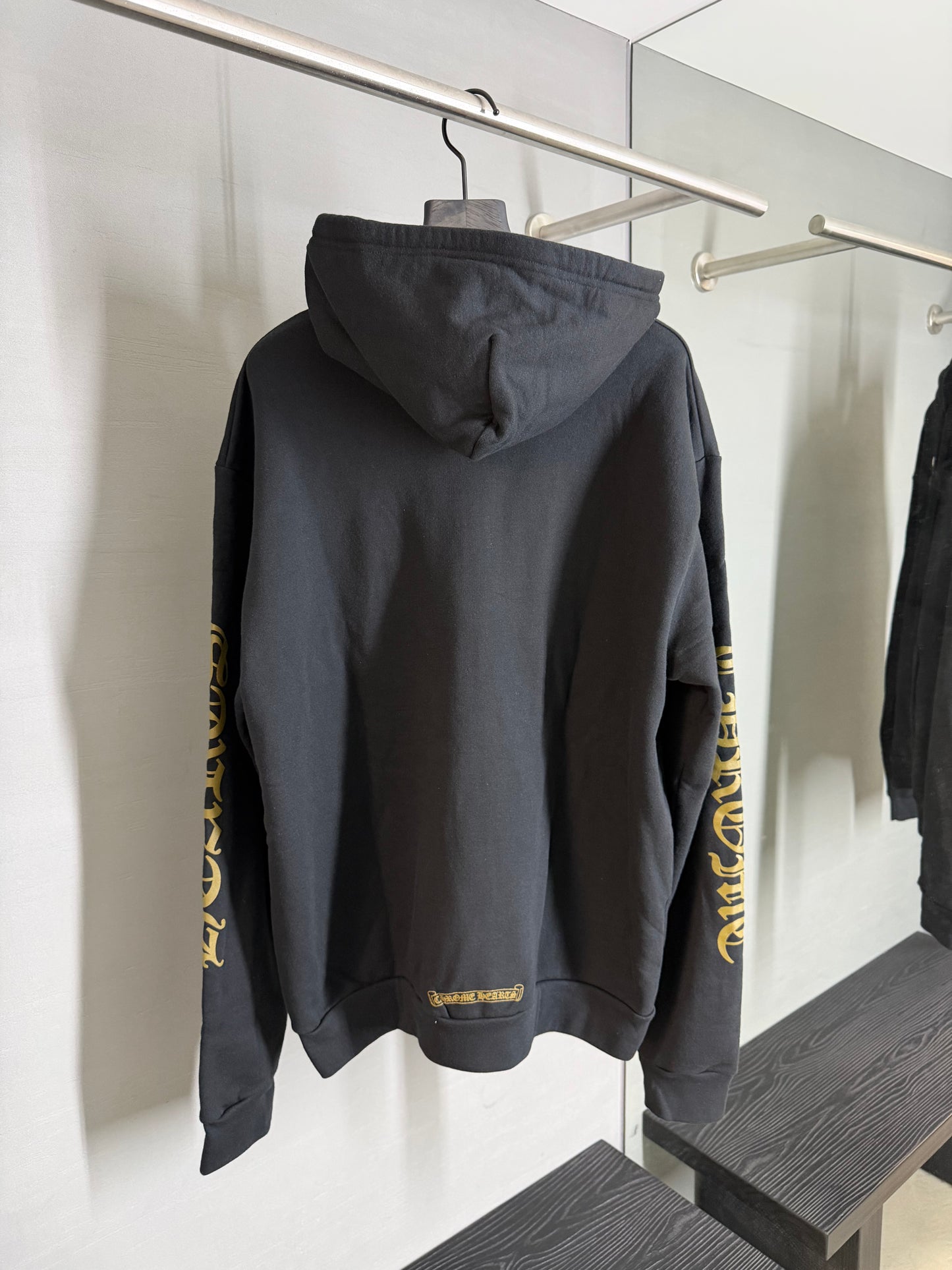 Chrome Hearts Gothic Script Vertical Logo Zip-up