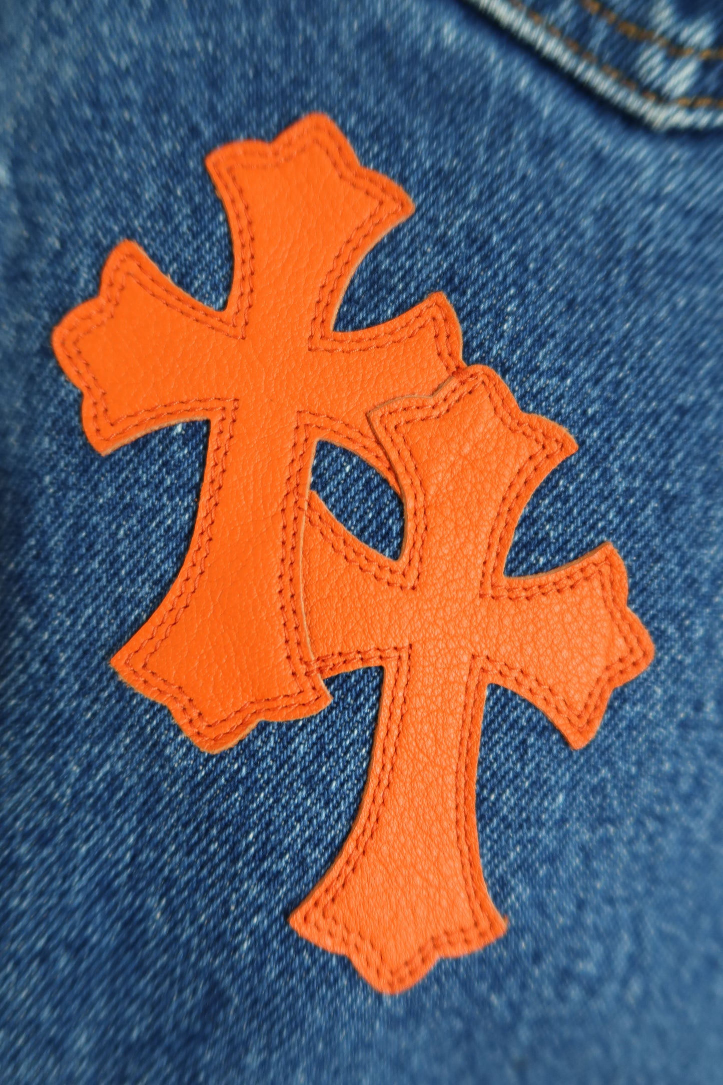Chrome Hearts St. Barth Exclusive Cross Patch 517 Jeans