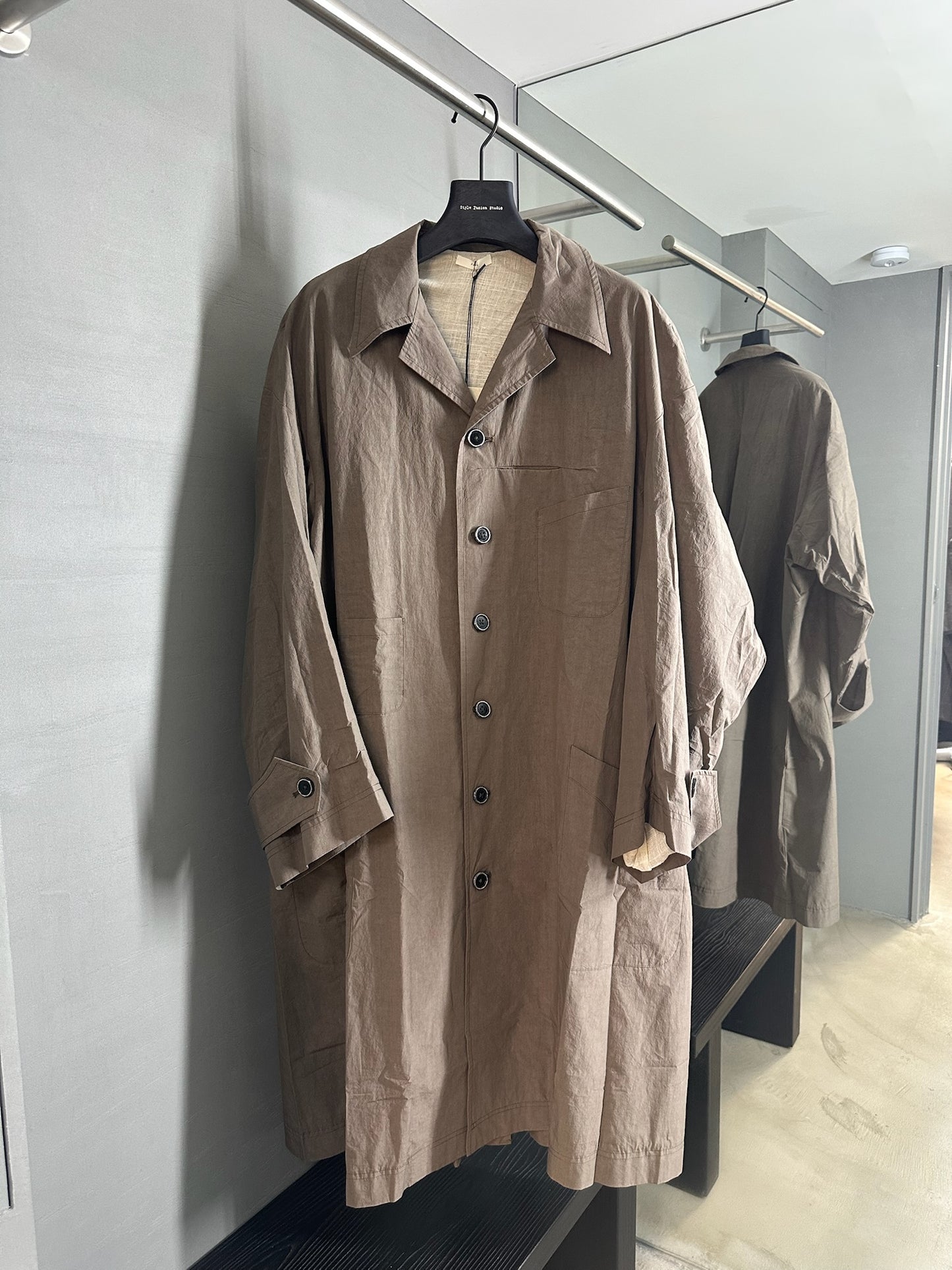 Peng Tai Khaki Long Coat
