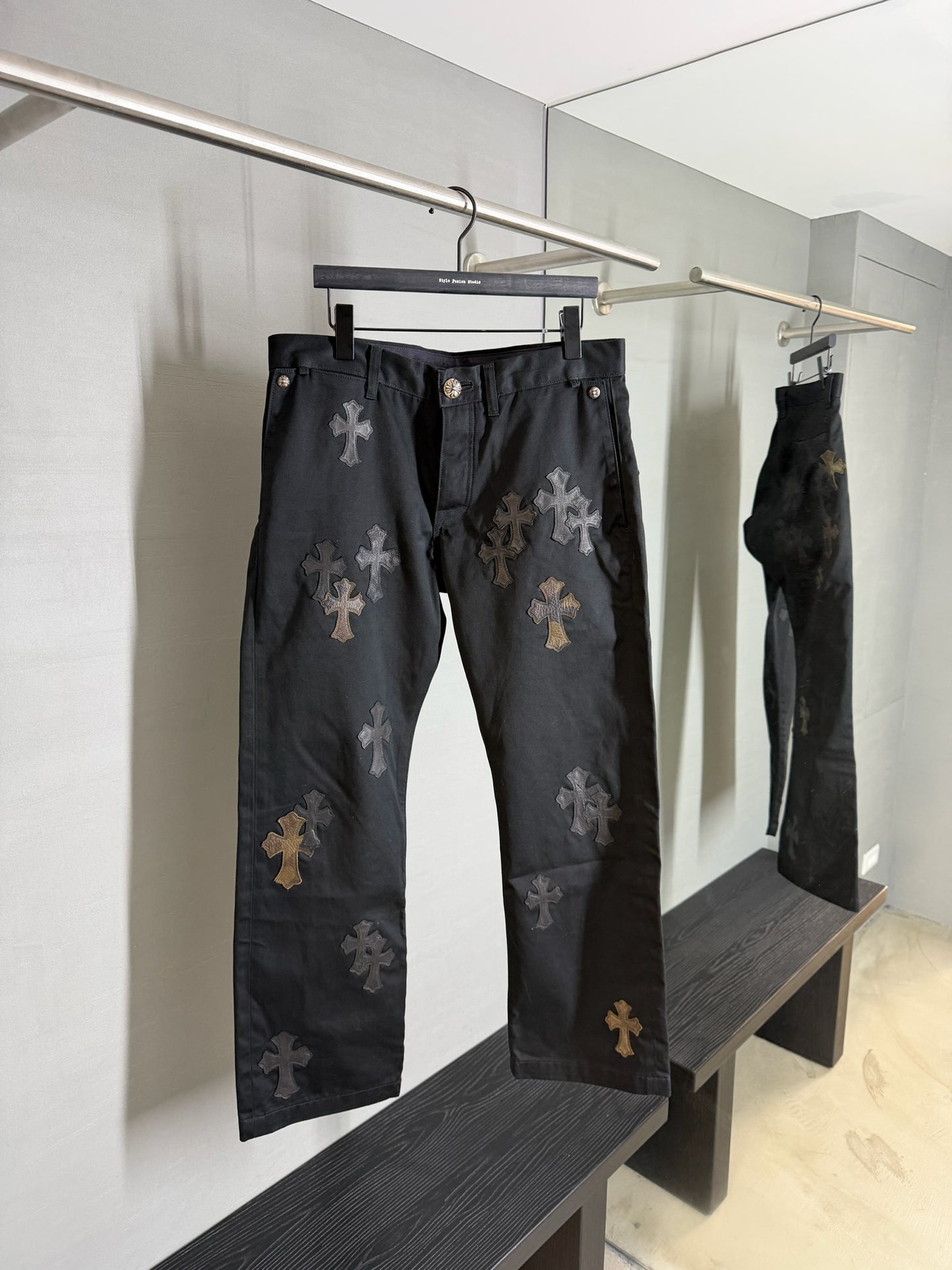 Chrome Hearts Camo Cross Patch Chino Pants