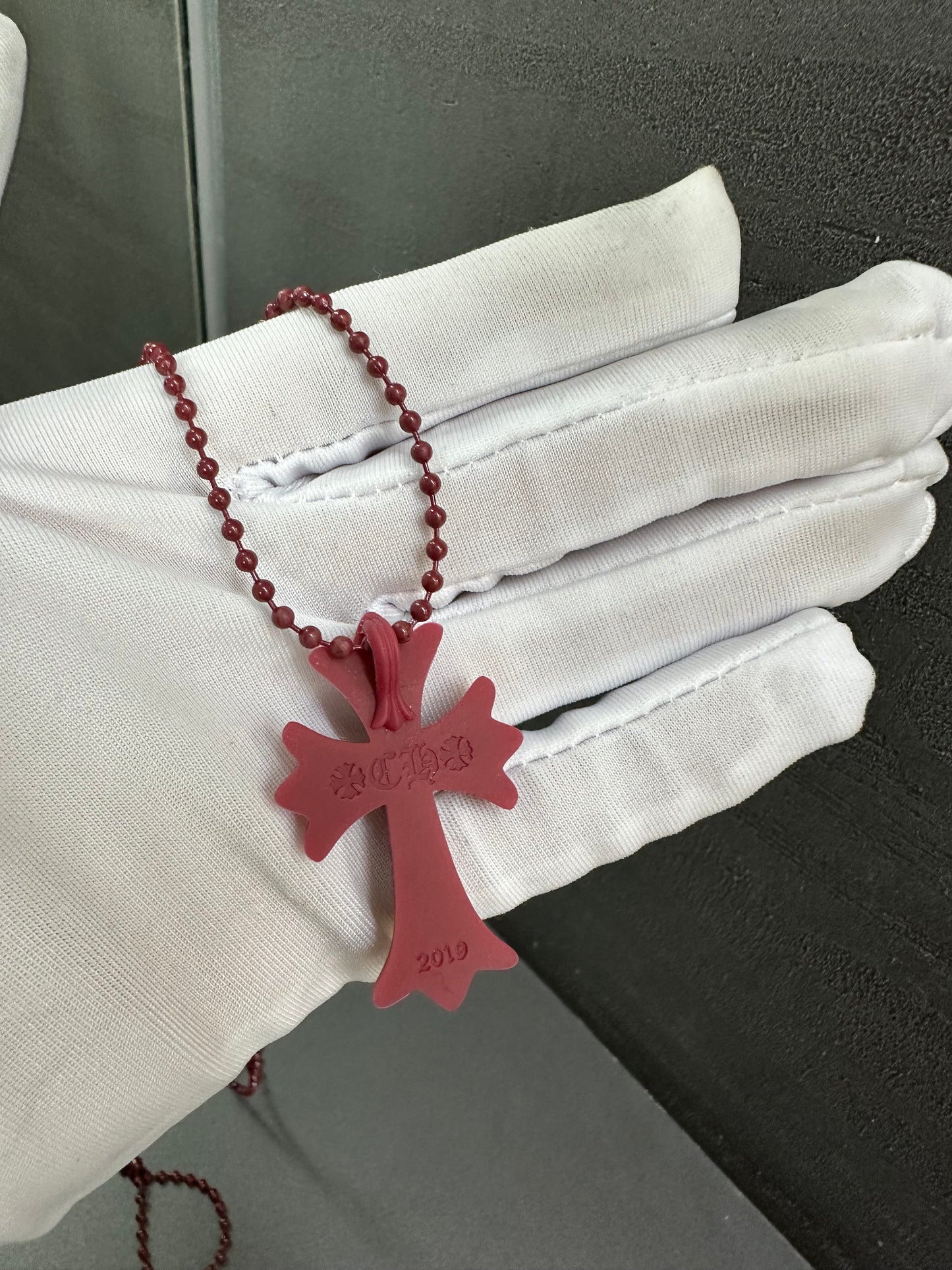 Chrome Hearts Silicon Cross Necklace
