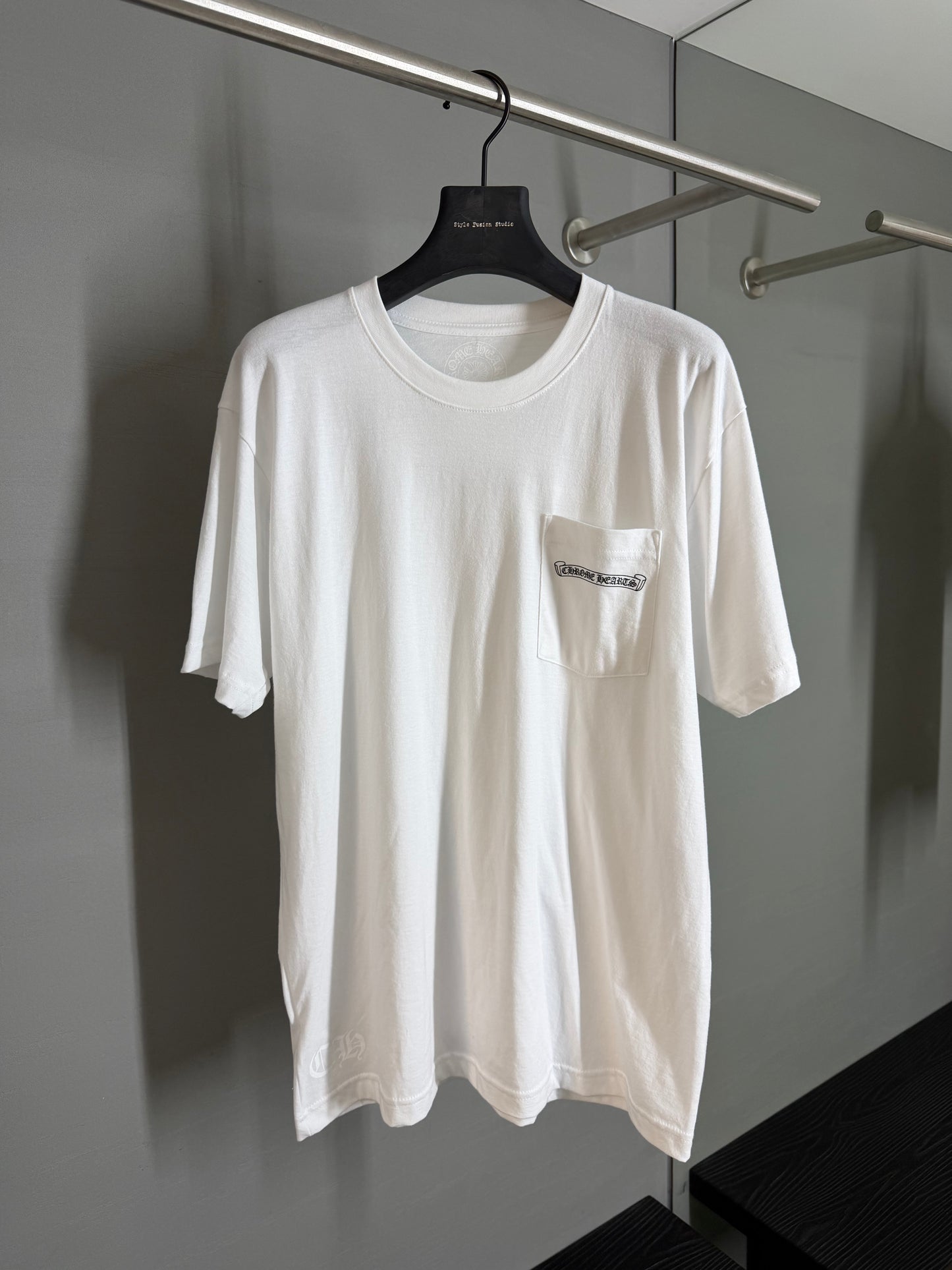 Chrome Hearts Scroll Script Letters T-Shirt