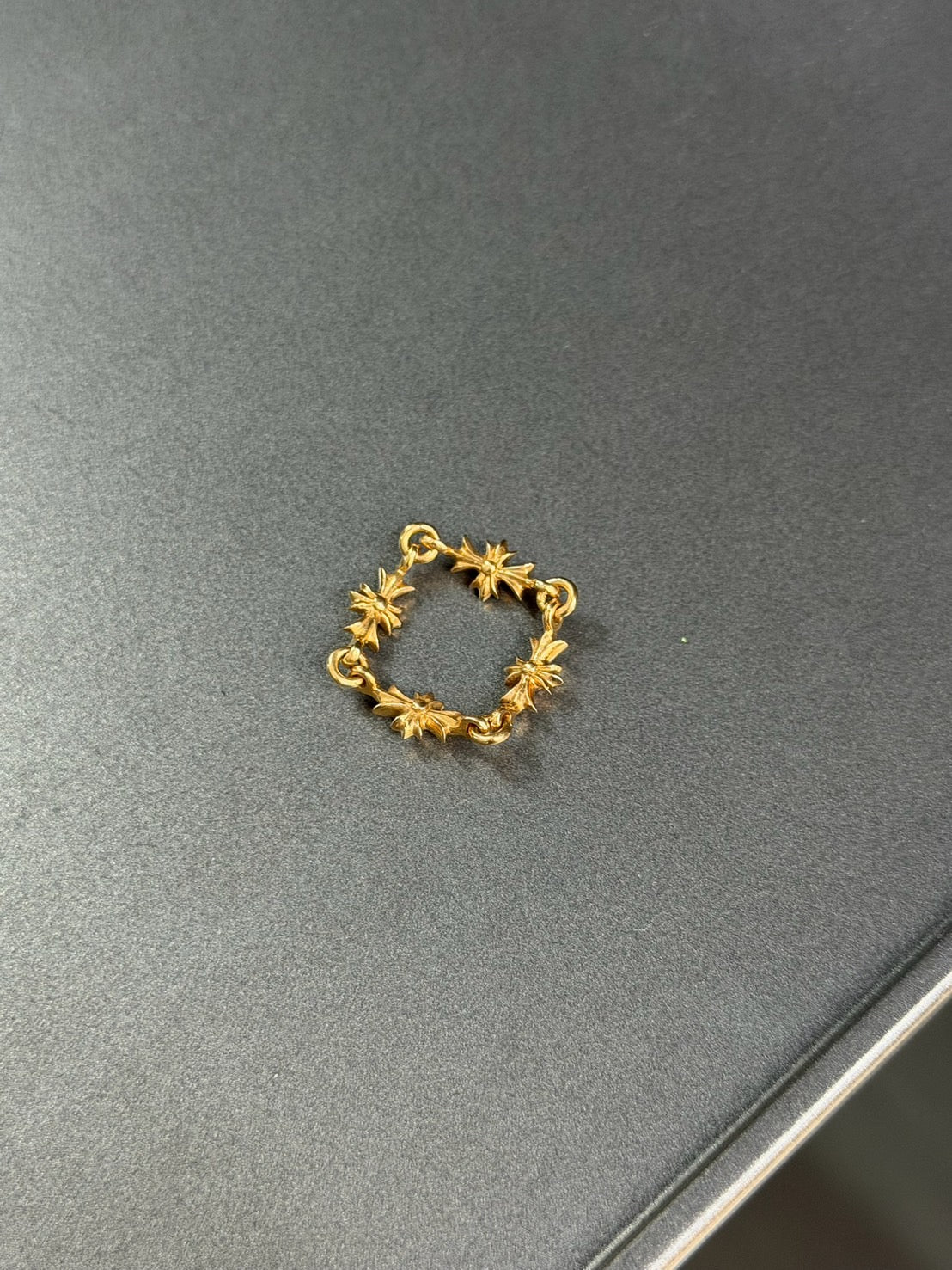 Chrome Hearts 22K Tiny E Ring