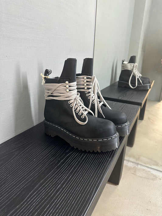 Rick Owens Dr.Martens Quad Sole Steel Toe Boot