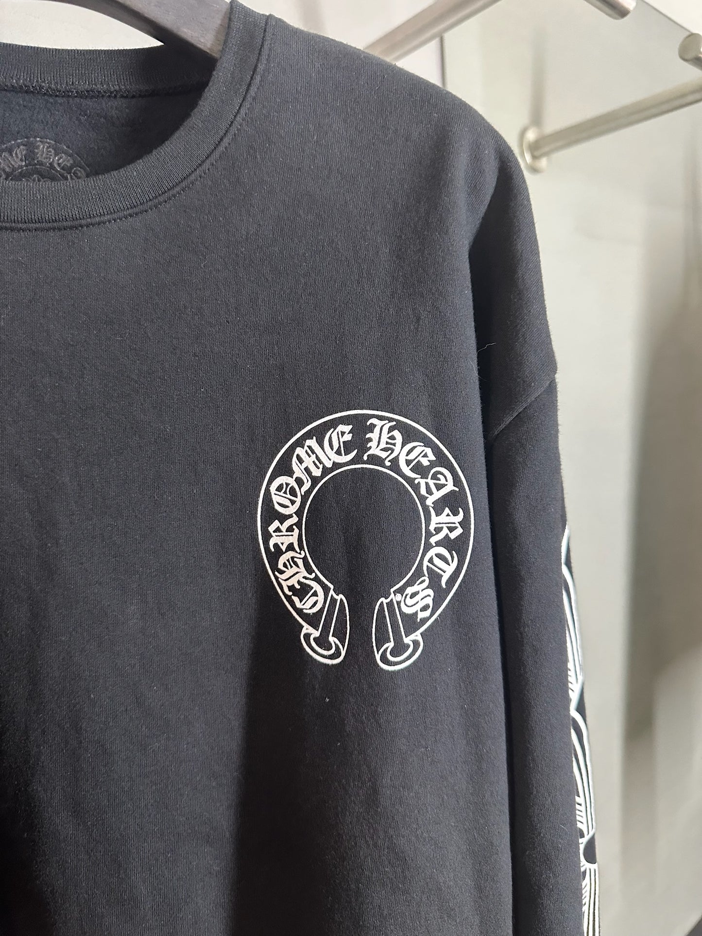 Chrome Hearts Horseshoe Floral Sweatshirt