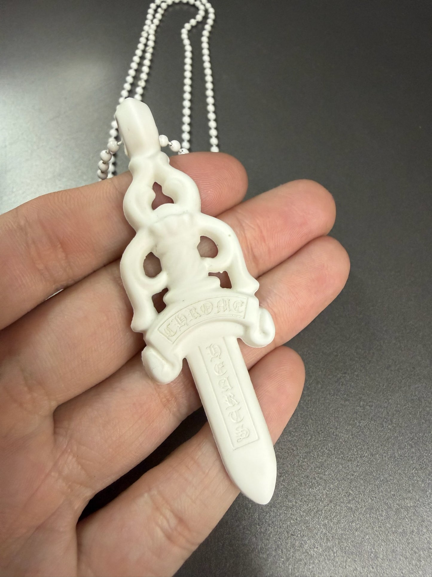 Chrome Hearts Dagger Silicon Necklace