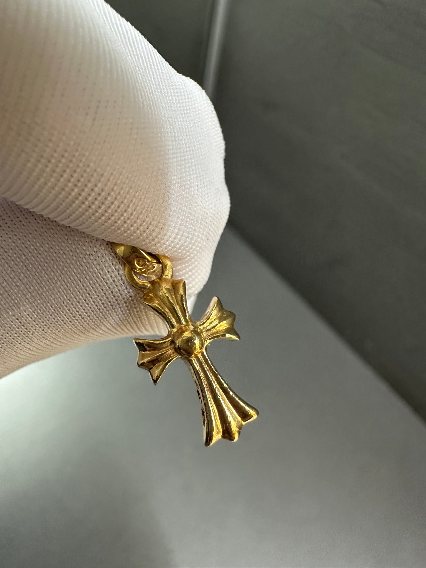 Chrome Hearts 22k Babyfat Pendant with Diamonds