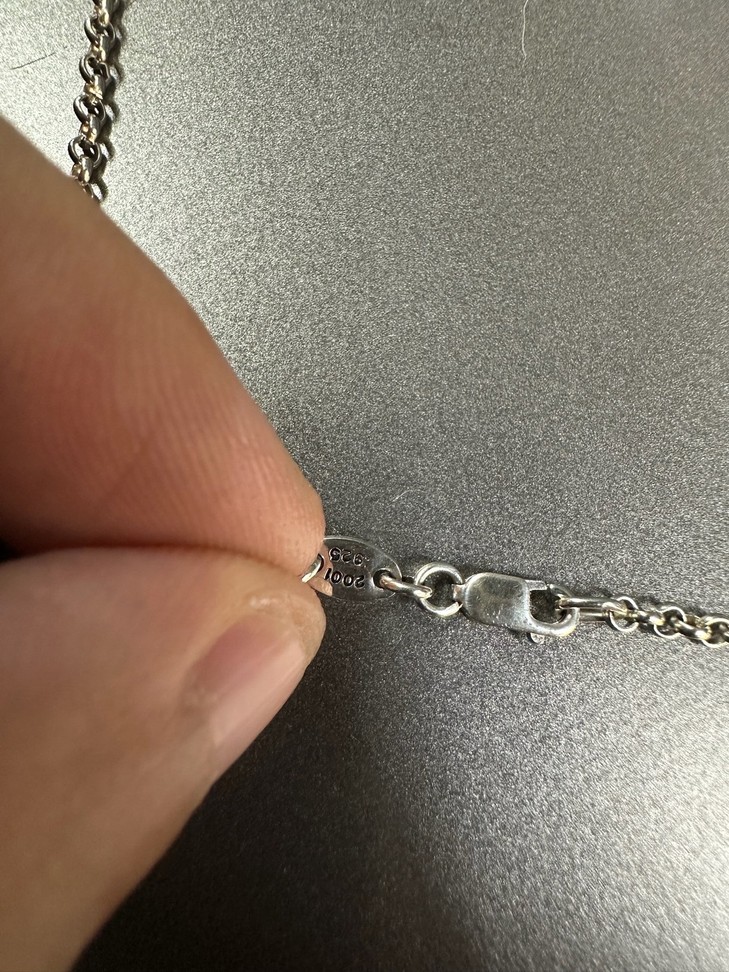 Chrome Hearts Safety Pin Necklace 45cm