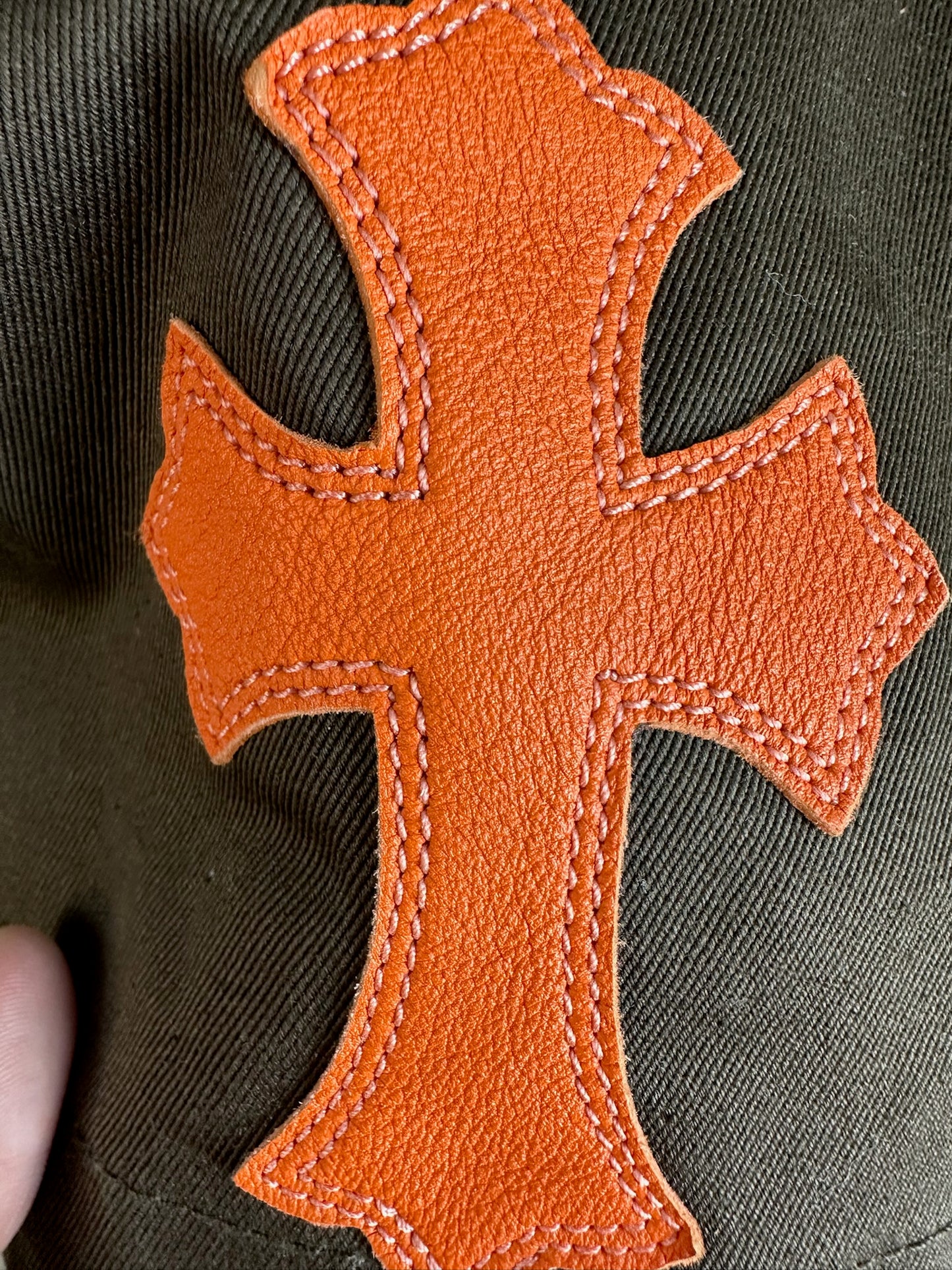 Chrome Hearts Cross Patch Work Dog Jacket