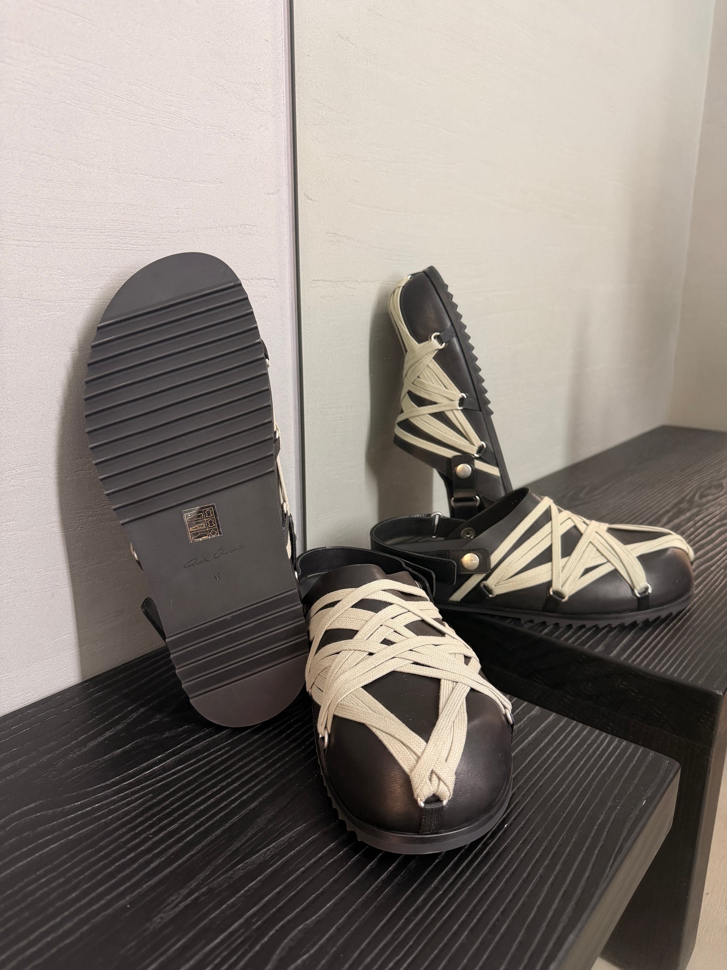 Rick Owens Megalace Sandal Mule