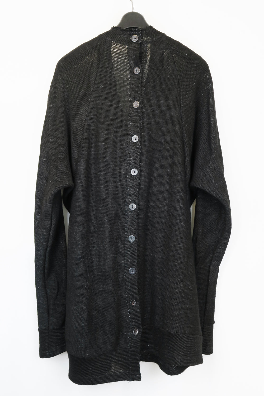 NUDE:MM Linen Rope-dyed 7GG Jersey Cardigan