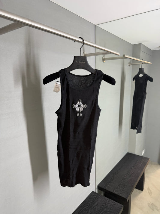 Chrome Hearts Hairy Cross Tank Top