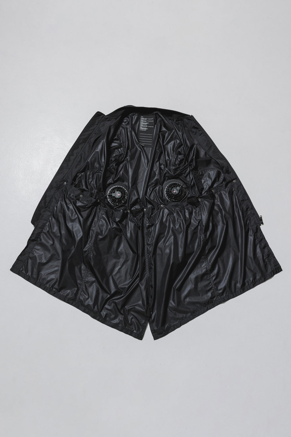 NUDE:MM Nylon Taffeta Oversized Bomber Jacket (Detachable Hem Parts)