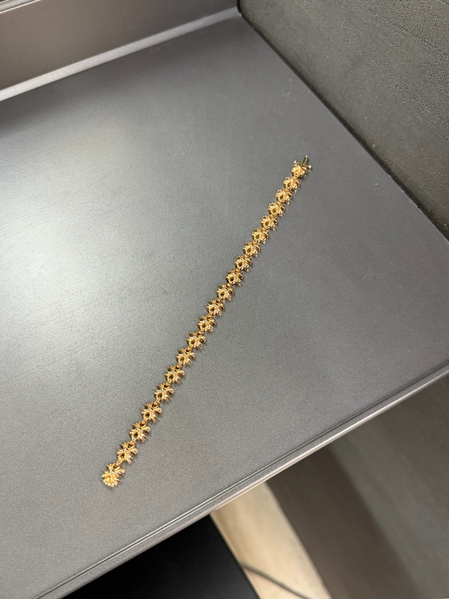 Chrome Hearts 22K Tiny Plus Bracelet 20 Links