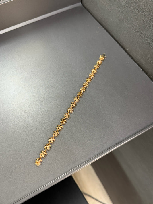 Chrome Hearts 22K Tiny Plus Bracelet 20 Links