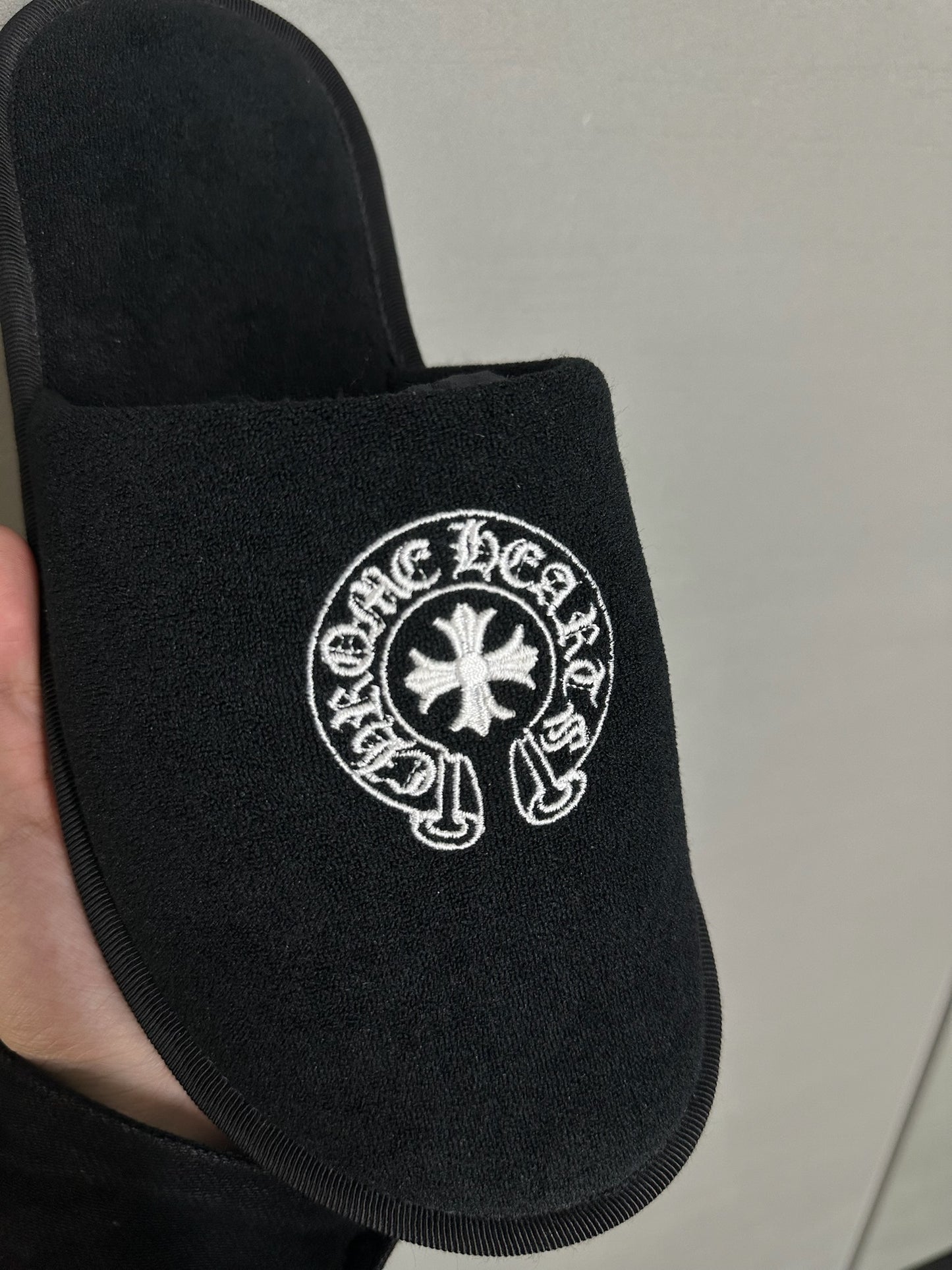Chrome Hearts Hotel Slippers